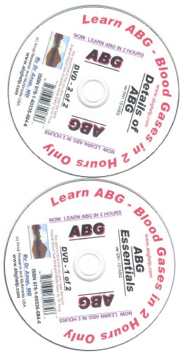 Stock image for Learn ABG -- Arterial Blood Gas Analysis in 2 Hours Only Via DVDs for sale by PBShop.store US