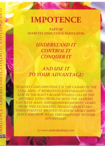 Beispielbild fr Impotence DVD Understand It, Control It, Conquer It zum Verkauf von PBShop.store US