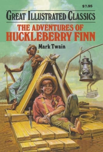 Imagen de archivo de The Adventures of Huckleberry Finn (Great Illustrated Classics) a la venta por KuleliBooks