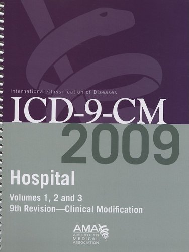 Stock image for AMA ICD-9-CM 2009 Hospitals: Volumes 1, 2 and 3 Clinical Modification for sale by Discover Books