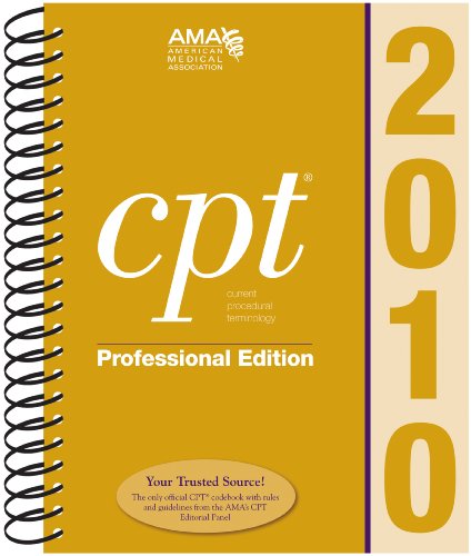 9781603591195: CPT 2010 (CPT / Current Procedural Terminology (Professional Edition))