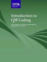 Introduction to CPT Coding: Basic Principles to Learning, Understanding and Applying the CPT Code Set (9781603595315) by American Medical Association; Pavloski, Danielle; Watkins, Arletrice; Young, Rejina L.
