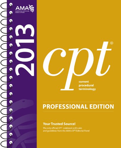 Stock image for CPT 2013 Professional Edition (Current Procedural Terminology, Professional Ed. (Spiral)) for sale by Gulf Coast Books