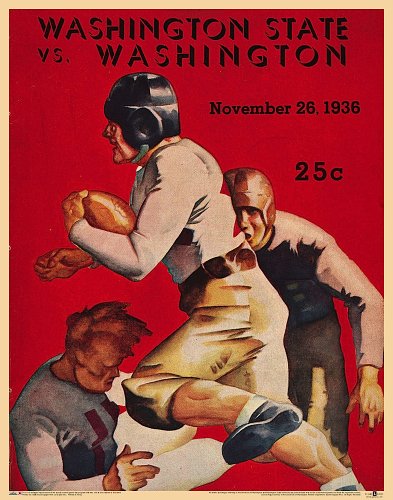 9781603682732: Washington vs Washington State '36 Poster