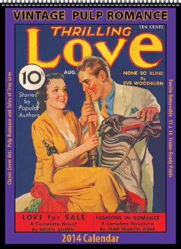 Imagen de archivo de Pulp Romance 2014 Vintage Calendar a la venta por Revaluation Books