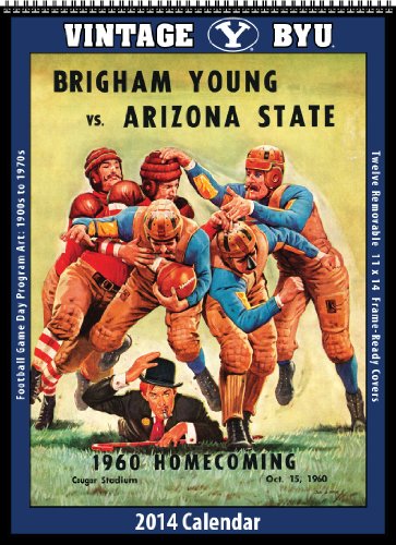 Stock image for BYU Cougars 2014 Vintage Football Calendar for sale by Revaluation Books