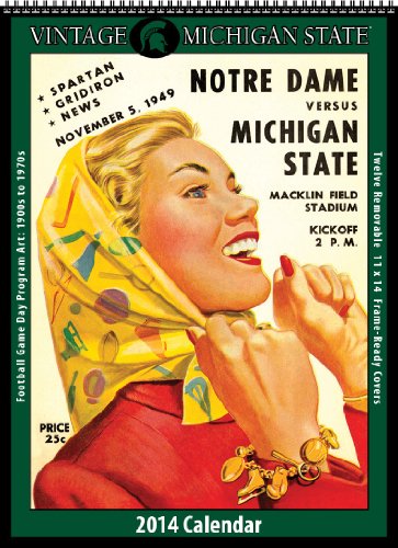 Stock image for Michigan State Spartans 2014 Vintage Football Calendar for sale by Revaluation Books