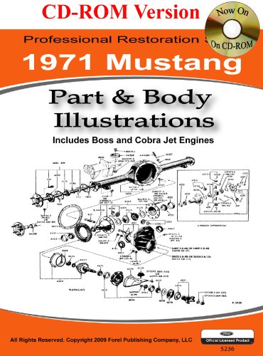 1971 Mustang Part and Body Illustrations (9781603710398) by Ford Motor Company