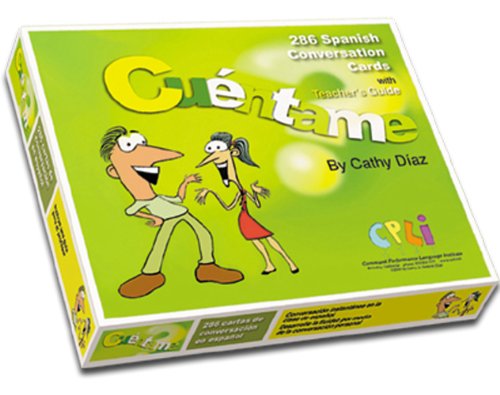 Stock image for Cuntame: 286 Spanish Conversation Cards (Spanish Edition) for sale by GF Books, Inc.