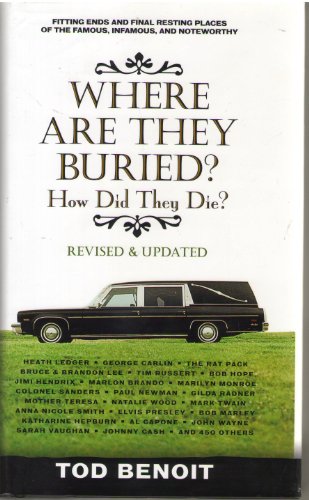 Beispielbild fr Where are They Buried? How Did They Die? zum Verkauf von Better World Books