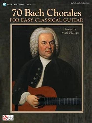 Stock image for 70 Bach Chorales for Easy Classical Guitar Book/Online Audio for sale by Blackwell's