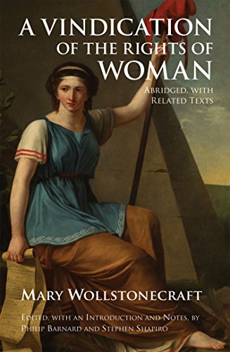 Imagen de archivo de A Vindication of the Rights of Woman: Abridged, with Related Texts (Hackett Classics) a la venta por Open Books
