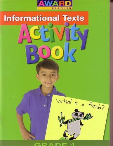 9781603851923: Award Reading Activity Book 3 -Information Texts (