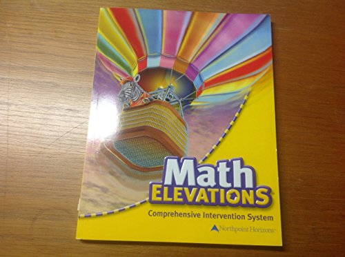 Stock image for Math Elevations Cxomprehensive Intervention System Student Book, Level C ; 9781604100020 ; 1604100028 for sale by APlus Textbooks