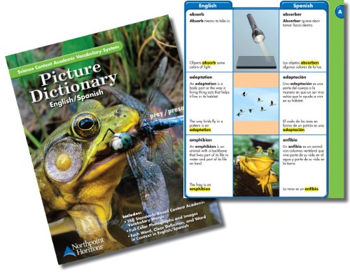 9781604107029: 5 pack: Science English to Spanish Picture Dictionaries