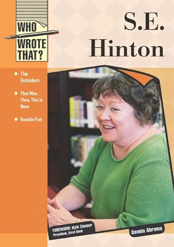 Beispielbild fr S. E. Hinton zum Verkauf von Better World Books