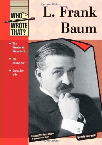 Beispielbild fr L Frank Baum zum Verkauf von Better World Books