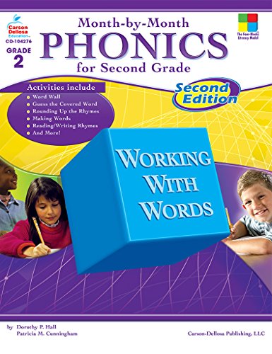 Beispielbild fr Month-by-Month Phonics for Second Grade zum Verkauf von ZBK Books