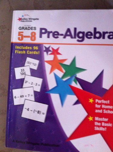 Imagen de archivo de Pre-Algebra, Grades 5 - 8 a la venta por Jenson Books Inc