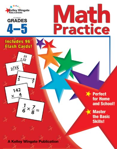 Beispielbild fr Math Practice, Grades 4 - 5 zum Verkauf von Better World Books