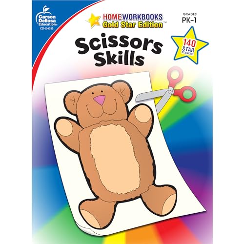 Stock image for Carson Dellosa | Scissors Skills Workbook | Preschool-1st Grade, (Home Workbooks) for sale by SecondSale