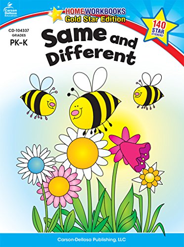 Beispielbild fr Same and Different, Grades PK - K (Home Workbooks) zum Verkauf von SecondSale