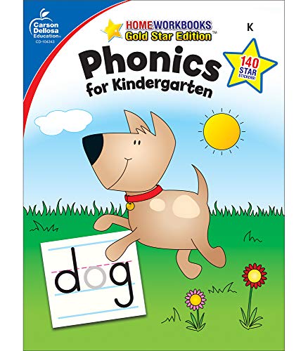 Phonics for Kindergarten, Grade K (Home Workbook)