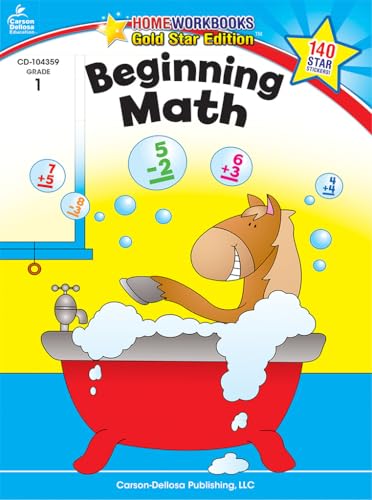 Imagen de archivo de Beginning Math, Grade 1 (Home Workbooks) a la venta por Lakeside Books