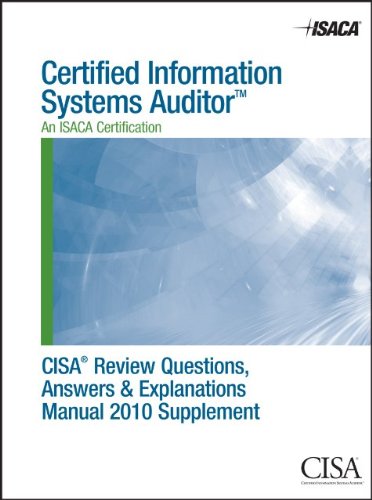 Stock image for CISA Review Questions, Answers & Explanations Manual 2010 Supplement for sale by HPB-Red