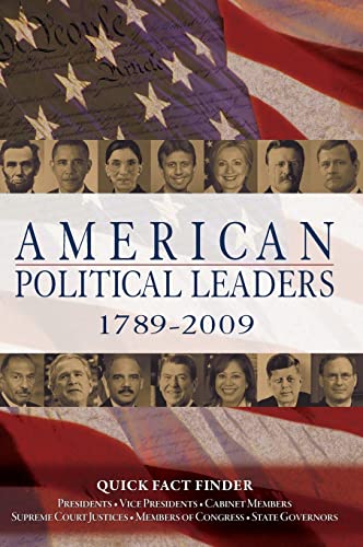 Imagen de archivo de American Political Leaders 1789-2009 a la venta por Better World Books