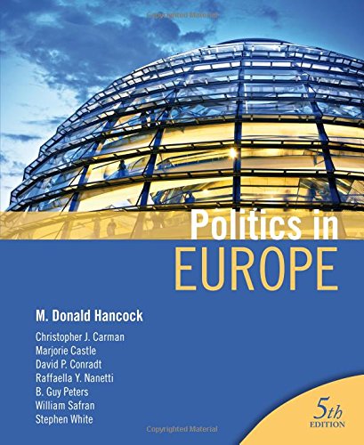 Beispielbild fr Politics in Europe zum Verkauf von Better World Books
