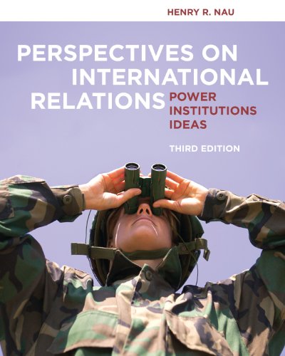 Beispielbild fr Perspectives on International Relations : Power, Institutions, and Ideas zum Verkauf von Better World Books