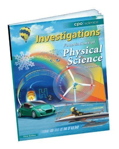 Imagen de archivo de Investigations Foundations of Physical Science a la venta por HPB-Ruby