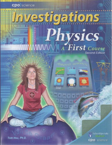 Beispielbild fr Investigations Physics a First Course zum Verkauf von Better World Books