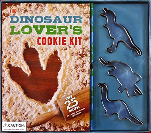 Stock image for The Dinosaur Lover's Cookie Kit : Over 25 Recipes for Cookie Carnivores of All Ages (Featuring 3 Stainless Steel Cookie Cutters) for sale by Better World Books: West