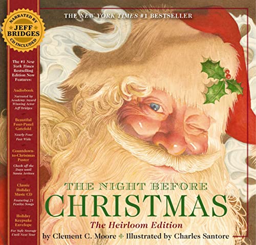 Stock image for Night Before Christmas Heirloom Edition : The Classic Edition Hardcover with Audio CD Narrated by Jeff Bridges for sale by Better World Books