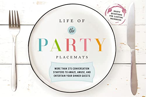 

Life of the Party Placemats: More than 375 conversation starters to amaze, amuse, and entertain your dinner guests