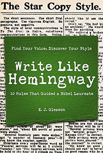 Stock image for Write Like Hemingway for sale by Blackwell's