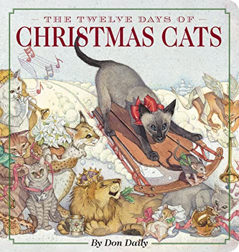 Stock image for The Twelve Days of Christmas Cats Oversized Padded Board Book: The Classic Edition (Oversized Padded Board Books) for sale by ZBK Books