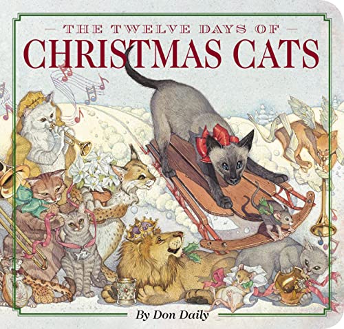 Imagen de archivo de The Twelve Days of Christmas Cats (Board Book) a la venta por Grand Eagle Retail