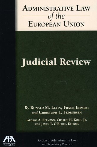Beispielbild fr Administrative Law of the EU: Judicial Review zum Verkauf von Dunaway Books