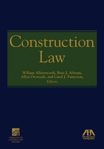 Stock image for Construction Law for sale by Byrd Books