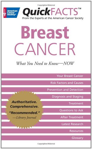 Imagen de archivo de QuickFACTS Breast Cancer : What You Need to Know-NOW a la venta por Better World Books