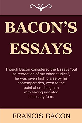 9781604441574: Bacon's Essays
