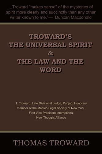 9781604441642: Troward's the Universal Spirit & the Law and the Word