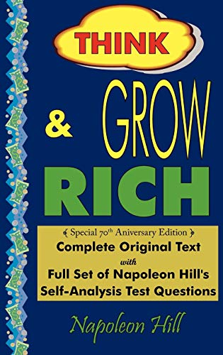 Beispielbild fr Think and Grow Rich Complete Original Text Special 70th Anniversary Edition Laminated Hardcover zum Verkauf von PBShop.store US