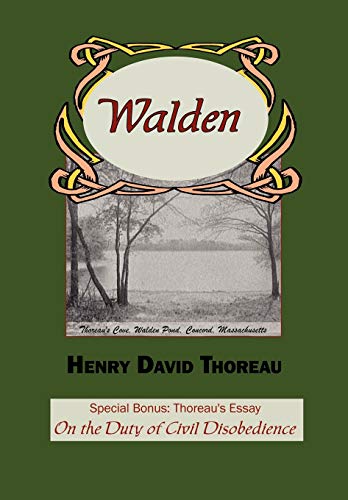 Imagen de archivo de Walden with Thoreau's Essay on the Duty of Civil Disobedience a la venta por PBShop.store US