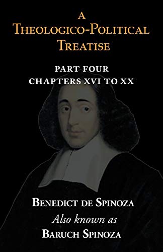 Imagen de archivo de A Theologico-Political Treatise Part IV (Chapters XVI to XX) a la venta por Lucky's Textbooks