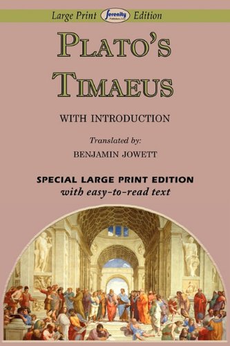 9781604508482: Timaeus (Large Print Edition)
