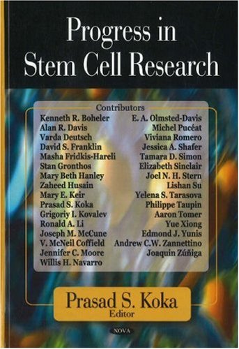 Imagen de archivo de Progress in Stem Cell Research a la venta por WorldofBooks